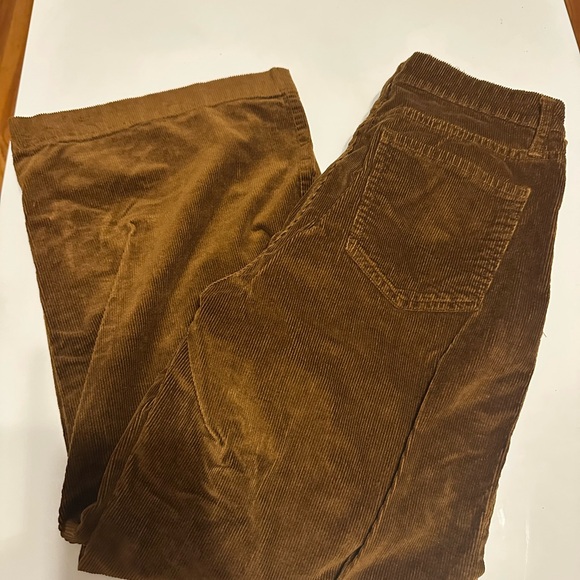 Time and Tru High Rise Corduroy Pants - Brown - Picture 7 of 8